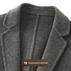 Men's Cashmere Wool Blend Double-faced Business Suit Jacket