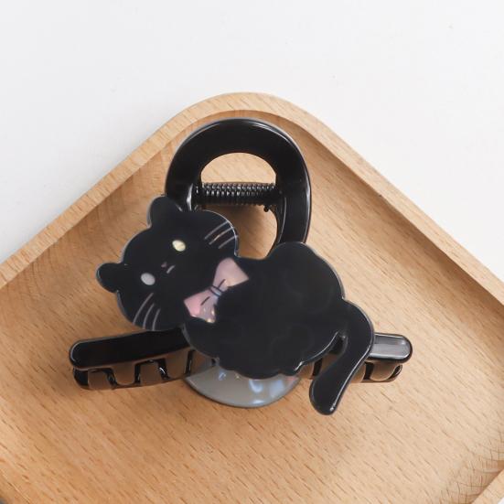 Hair Claw Cartoon Animal Design Back Head Hair Clip Anti-slip Teeth Strong Grip Shark Hair Clip Versatile Hair Accessory