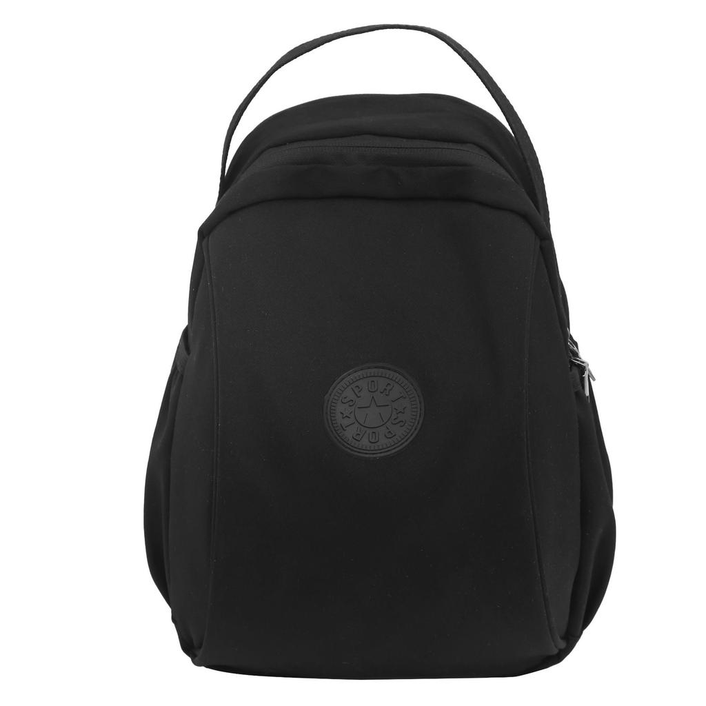 School Bag Japanese Original Solid Color Letter School Bag Simple and Lightweight Backpack Class Commute Large Capacity School Bag Leisure Breast Bag