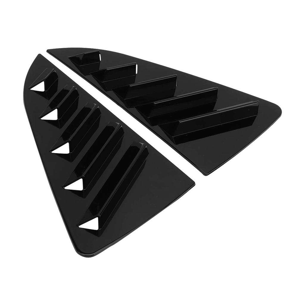 1Pair Side Window Louver Cover Protective Stylish Rugged Window Triangular Shutters Trim For Mk5 6R