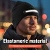 USB Rechargeable  Hat LED Headlamps Caps Thicken Elastic Warm Knitted Hat for Walking, Running, Camping, Hiking