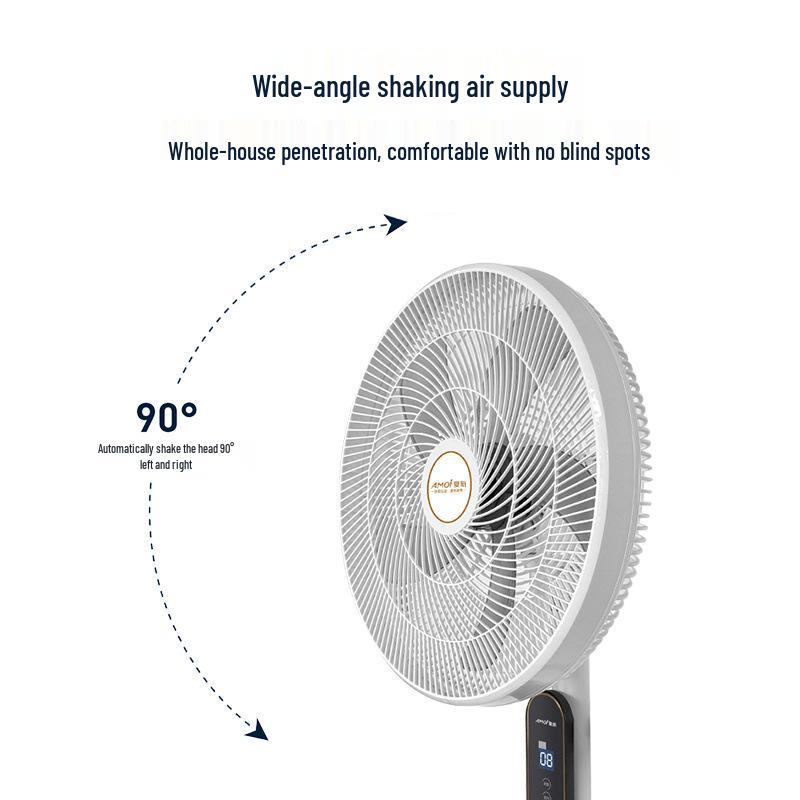 Ventilatore a Pavimento Xiaxin da 16 pollici - 8 Velocità, Telecomando Smart, Flusso d'Aria Ampio e Silenzioso
