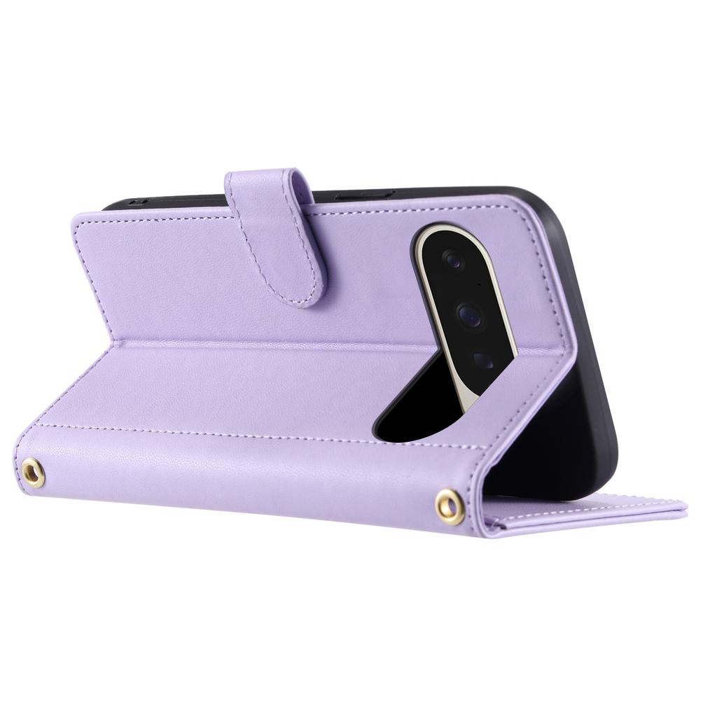 Crossbody Leder Geldbörse Kartenfach Hülle für Google Pixel 10 9 Pro XL 9A 8A 8Pro 7 Pixel8 Pixel7 Lanyard Tasche Klappständer Hülle