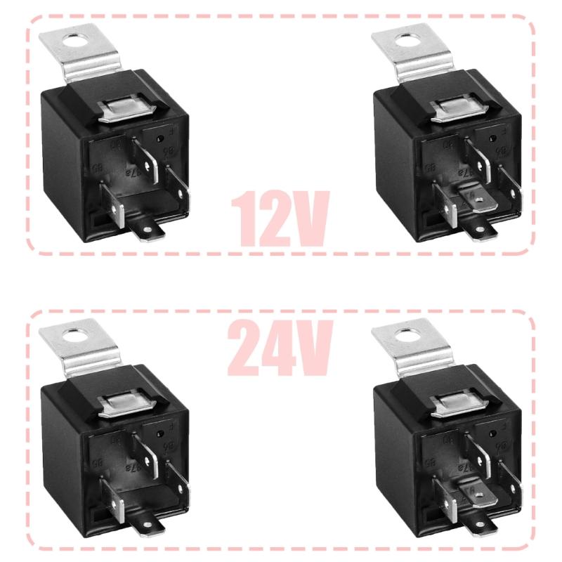 5 Pin 12V/24V 40A Vehicle Relays Precisions Current Control Universal Power Automotive Heavy Current Relays