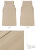[SOUBIEN] Soubien Hakama 4-teiliges Set (Nishaku-sode KimonoHakamaNagajubanObi) Damen-Abschlussfeier SS 2 shaku 2 sun 83cm Grau x Beige Botanisch