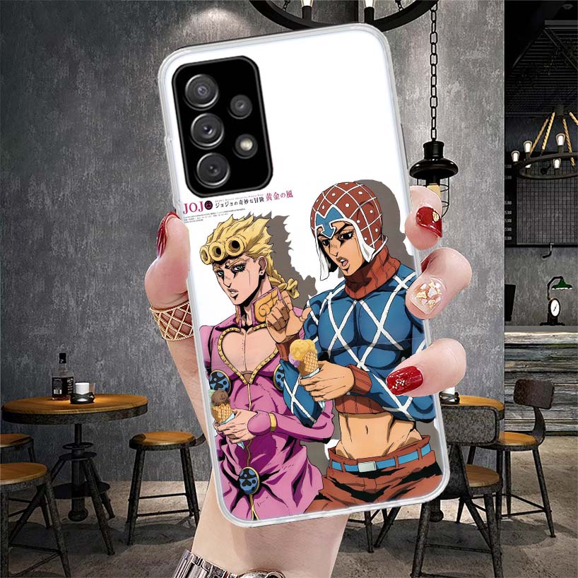 JoJo Bizarre Adventure Golden Wind Phone Case For Samsung Galaxy A13 A14 A15 A16 A17 A53 A54 A55 A56 A57 A33 A34 A35 A36 A37 A23