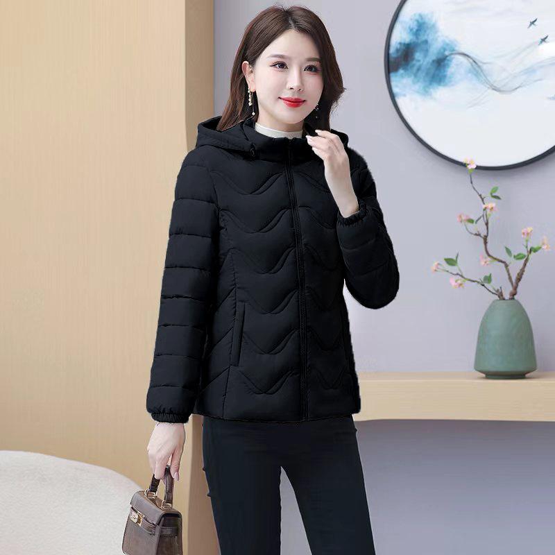 Cotton clothes women's clothing autumn and winter short slim fit small fashion thin and high anti-thickening warm jacket