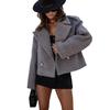 2024 Autumn/Winter Women's British Suit Collar Short Woolen Coat