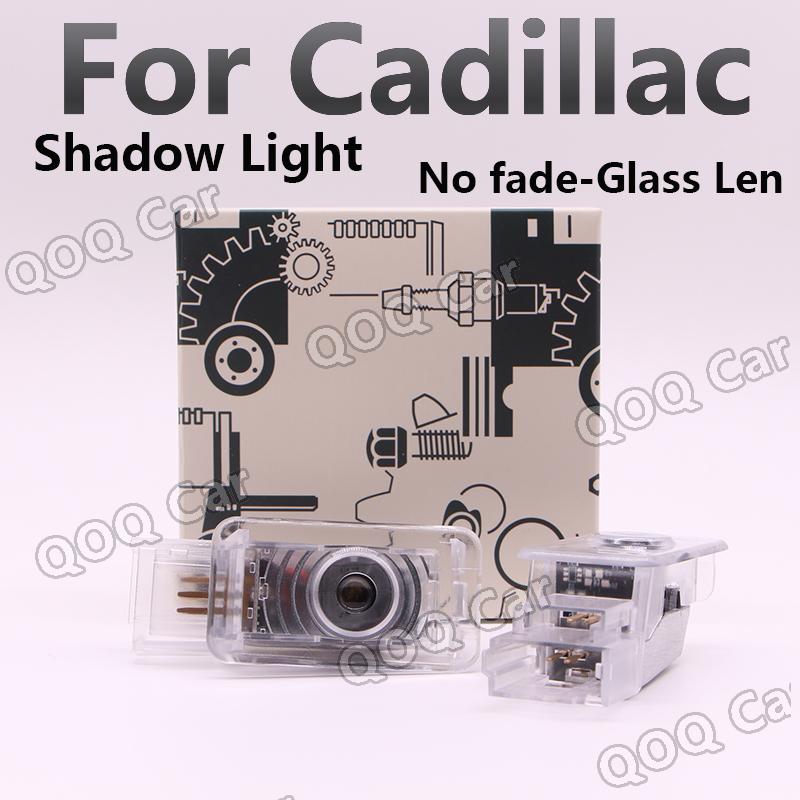 Car Door Welcome Shadow Lamp For Cadillac OPTIQ LYRIQ CT5 CT6 GT4 XT4 XT5 XT6 ATSL SRX XTS Laser Puddle Projector Ghost Light HD