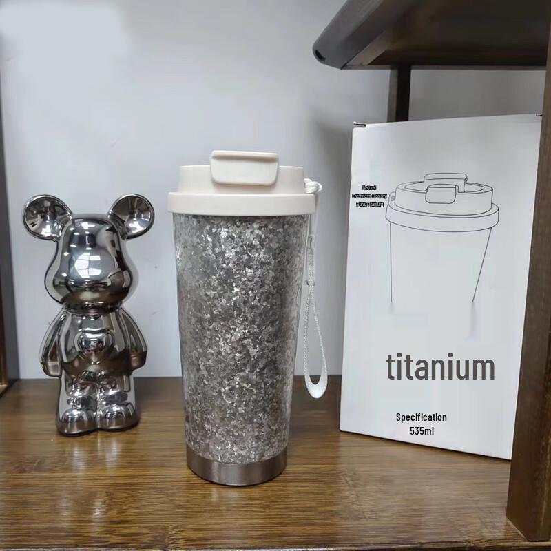 ZHOUE HENGS Pure Titanium Coffee and Water Cup
