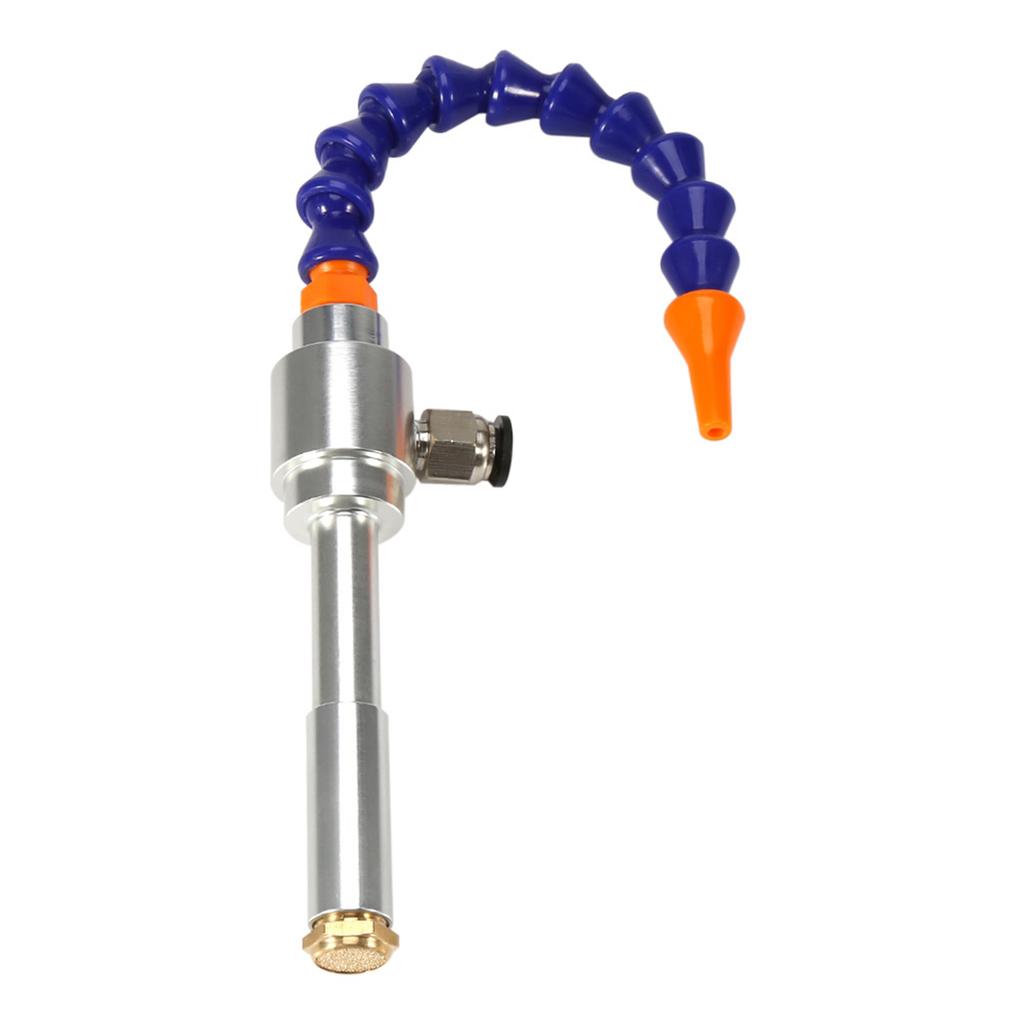 130mm Aluminum Alloy Mechanical Process Mini Vortex Cold Air Dry Cooling Gun   Flexible Tube