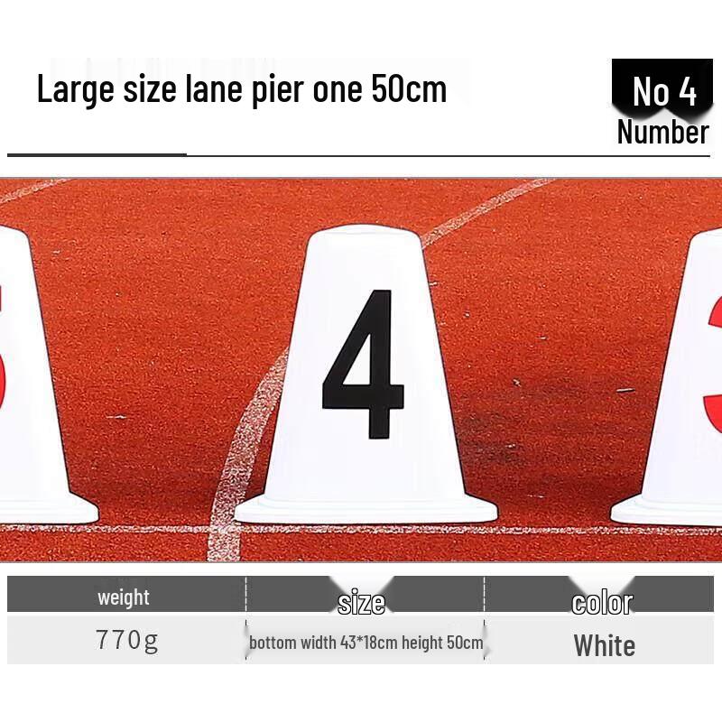 Triangular Athletics Lane Marker