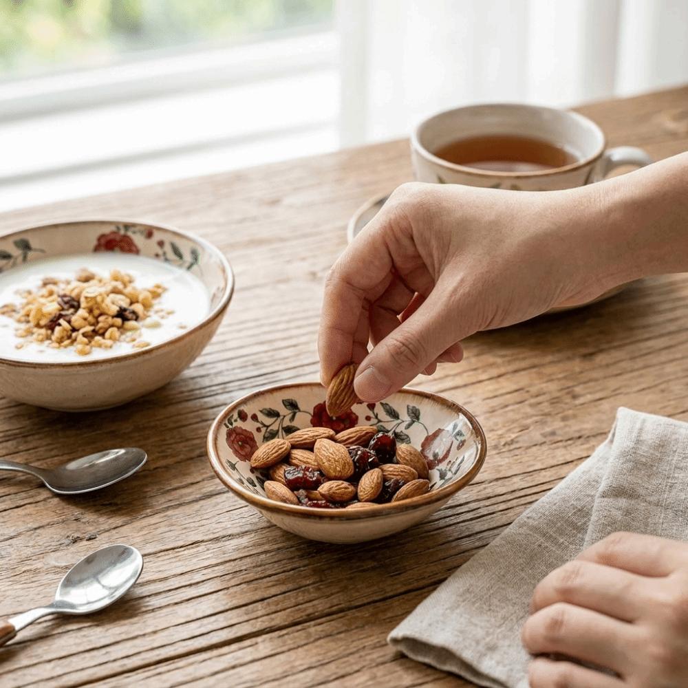 Mini Ceramic Flavor Dish Retro Vinegar Dish Multi-functional Mini Fruits Bowl  Household Use