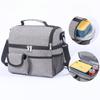 Portable Thermal Lunch Bag Food Box Durable Waterproof Office Cooler Lunch Box Ice Insulated Case Camping Oxford Dinner Bag Outdoor Travel Picnic Bag