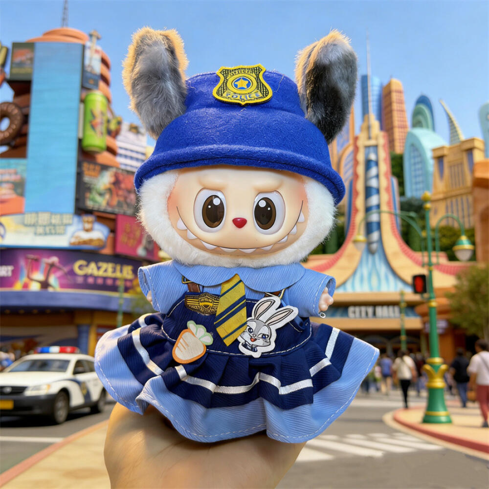 [No Doll]Only Clothes For Labubu Clothing Suitable For 17Cm Labubu With Zootopia Styles Clothing Accessories