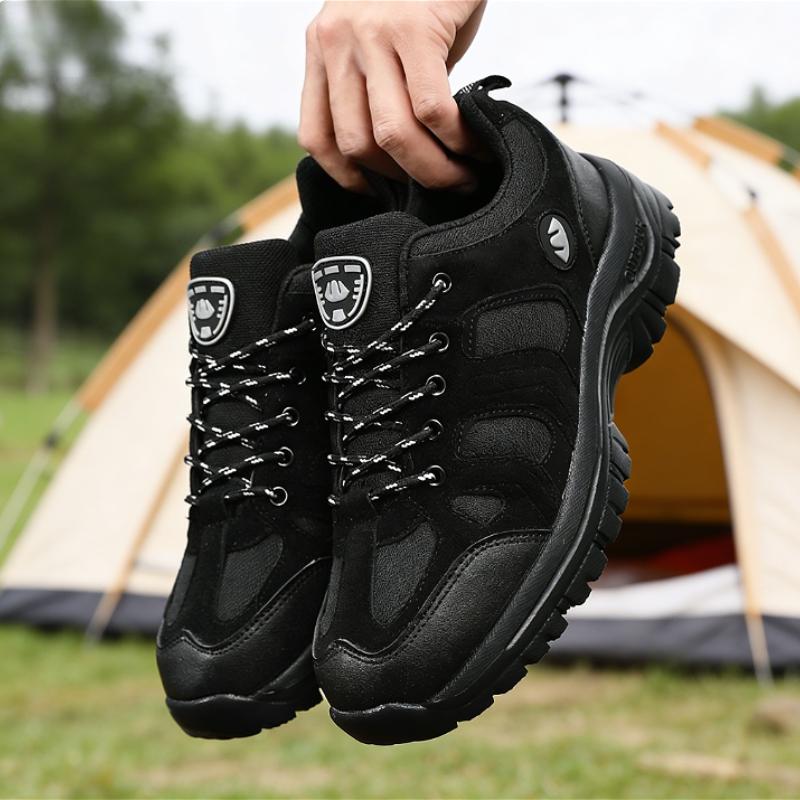 Men's Outdoor Hiking Shoes Breathable Mesh Trekking Shoe Non-slip Wear-resistant Casual Sports Shoes for Climbing Camping Travel
