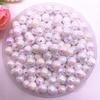 NEW 4-14mm AB Color Round Acrylic Beads Loose Spacer Beads For Jewelry Making DIY Bracelet Accessories