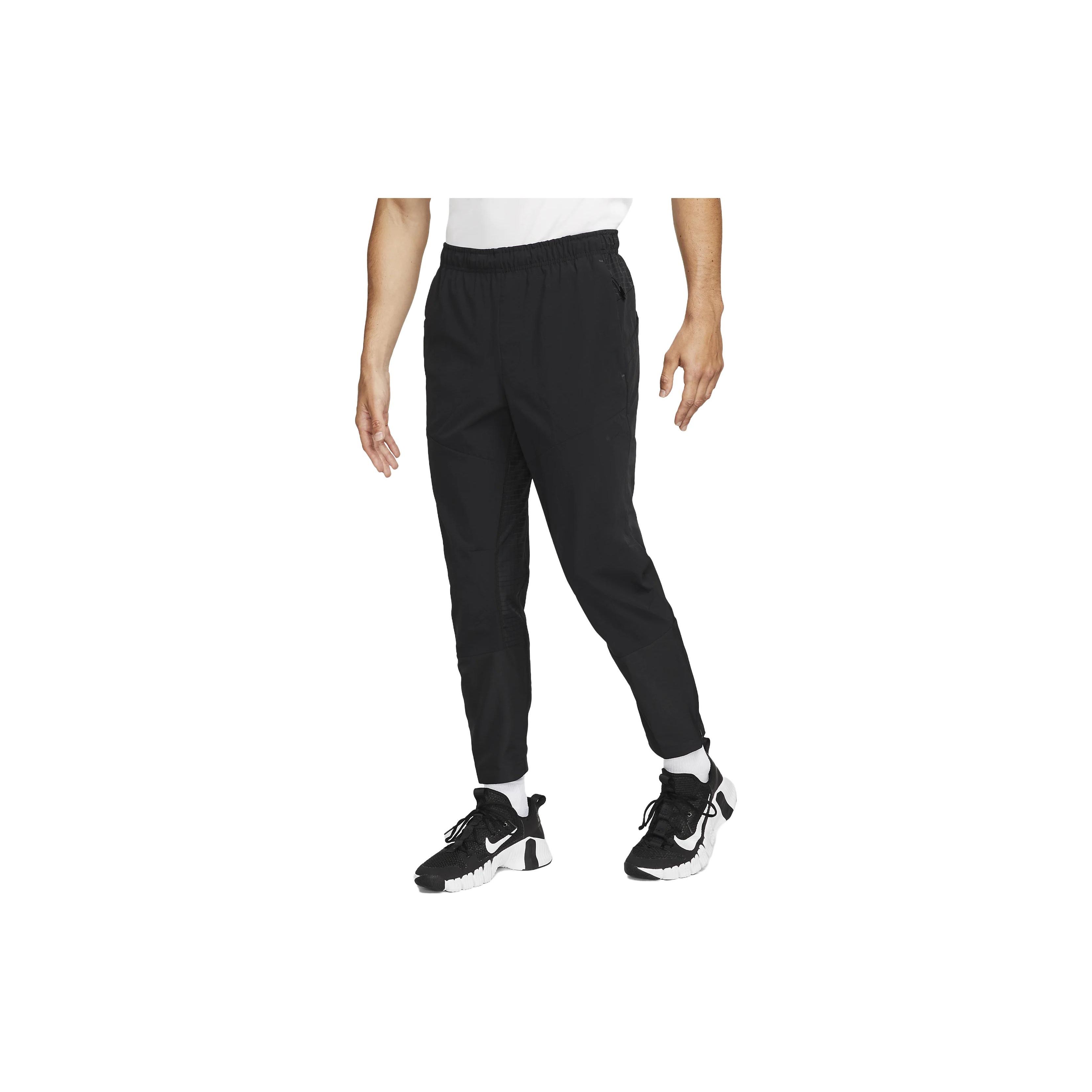

Nike APS Solid Logo Elastic Waist Sports Pants Men Pants Black FB6851-010 M