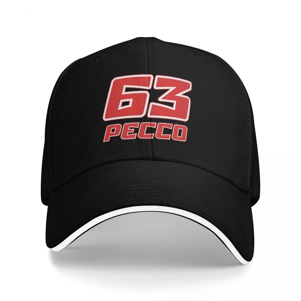Unisex Baseball Hats Pecco Bagnaia  Outdoor Streetwear Summer Sports Baseball Caps Hip Hop Cap Casquette Polychromatic Hats