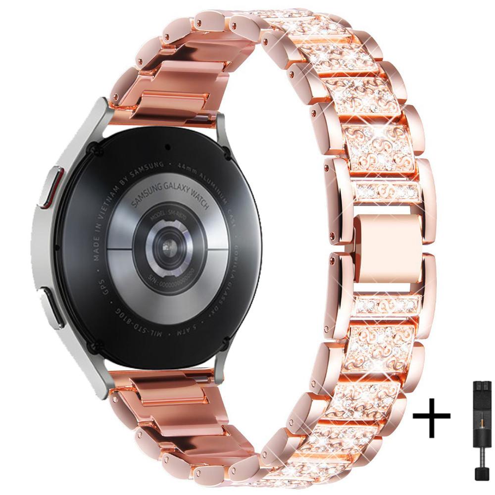20mm 22mm Diamantarmband für Samsung Galaxy Watch 7/6/5 pro/4/Classic/active Gear s3 Metallarmband Huawei GT/2/GT2/3 Pro 4 Armband