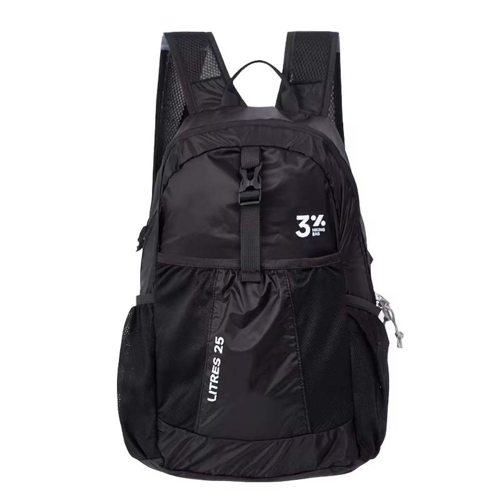 

Adjustable Straps Hiking Daypack Large Capacity Ultralight Backpack Outdoor Camping чёрный