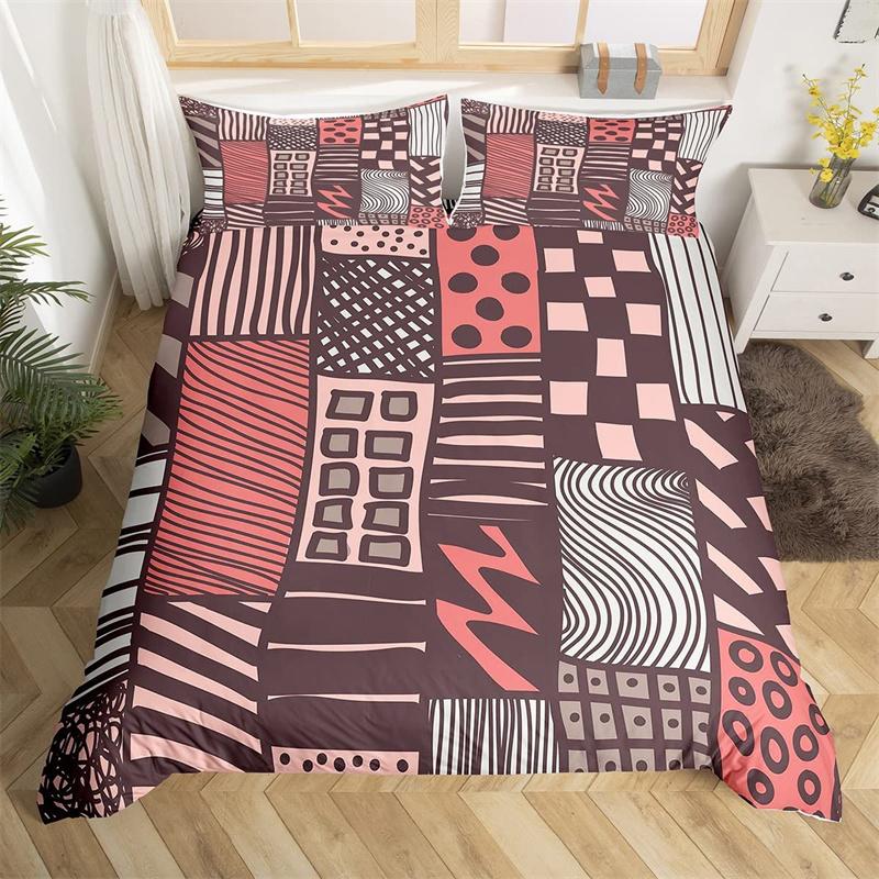 Пододеяльник с изображением заката и геометрическим узором Ombre — фото 10