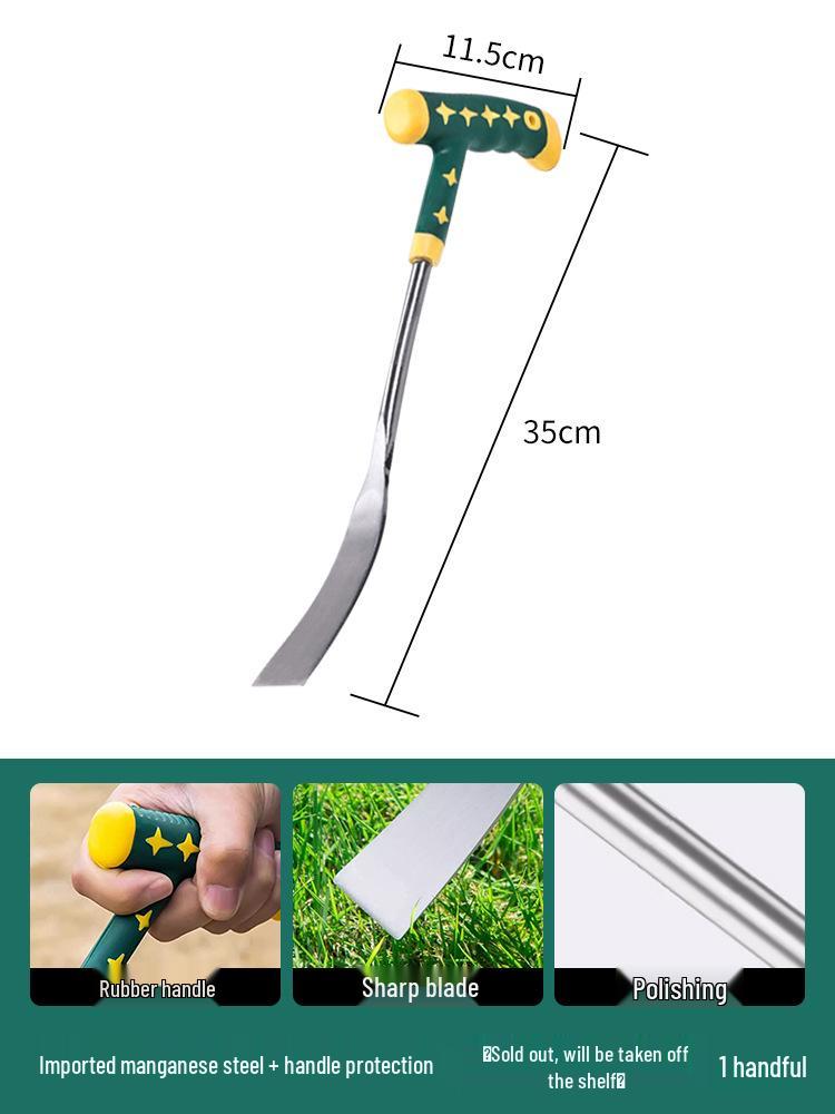 German Manganese Steel Shovel: Ideal for Digging Wild Vegetables, Garlic, Gardening, Weeding, and Planting Flowers.
