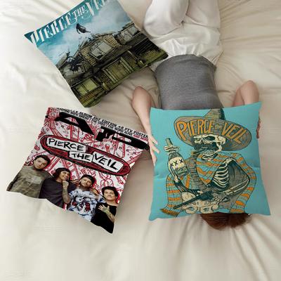 P-pierce The-Veil Bandkissen Anime-Kissen Sofa Bett Kopfkissenbezug Kissenbezug 45x45 cm Mode