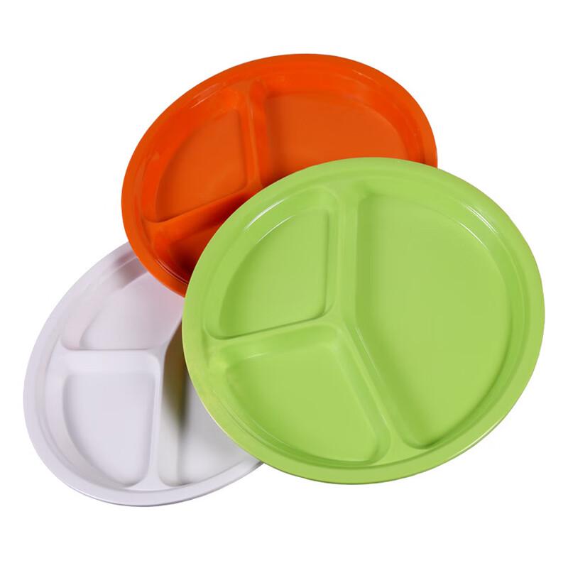 Melamine 4-Compartment Fast Food Tray Set