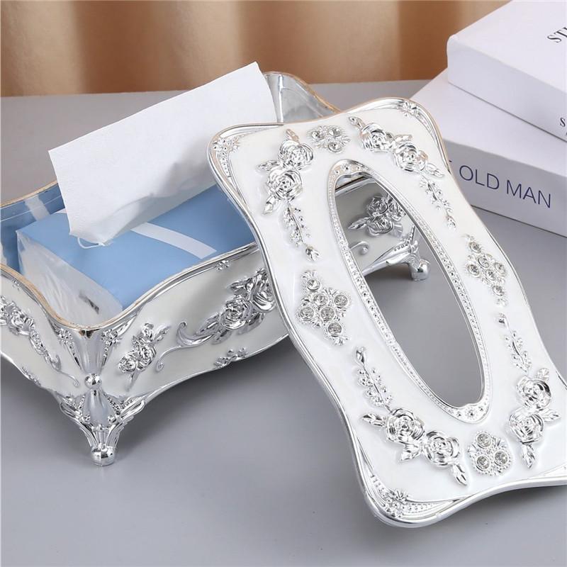 1 Vintage Floral Tissue Box, Kitchen and Bathroom Tissue Holder for Home and Office Decoration, As Well As Mother's Day Gifts