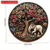 2d Dlat 20*20cm, Charming Wooden Wall Art, Vintage Style, Wooden Decor for Home, Kitchen, Garden, Bedroom, Bar, Bathroom, Parties.