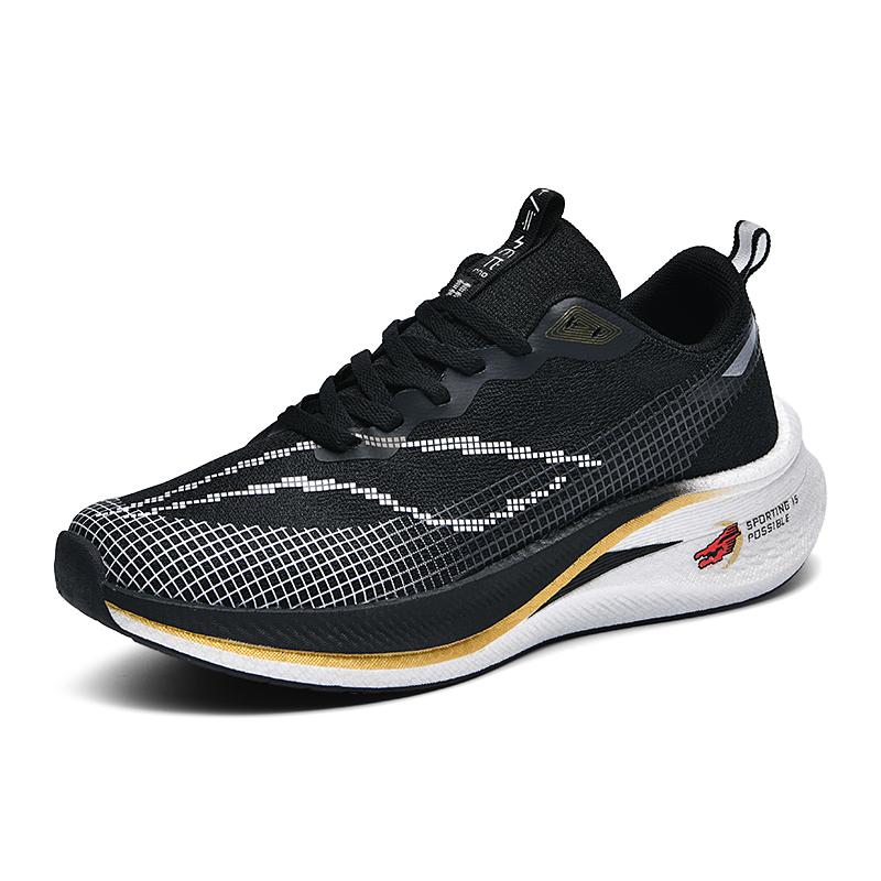 New Glow-in-the-dark Ultralight Breathable Couple Running Shoes Women's Shoes Students Cushioned Mesh Sneakers Men