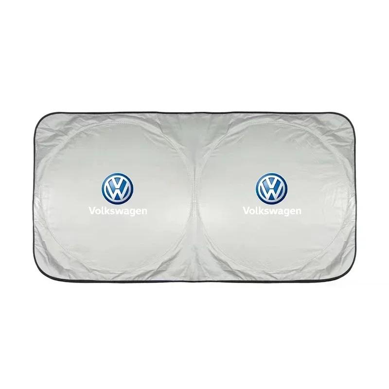 Car Windshield Sun Shade Visor UV Protection Shield For VW Scirocco Polo T5 Passat b6 Golf mk5 Tiguan Jetta CC Beetle GTI Touare