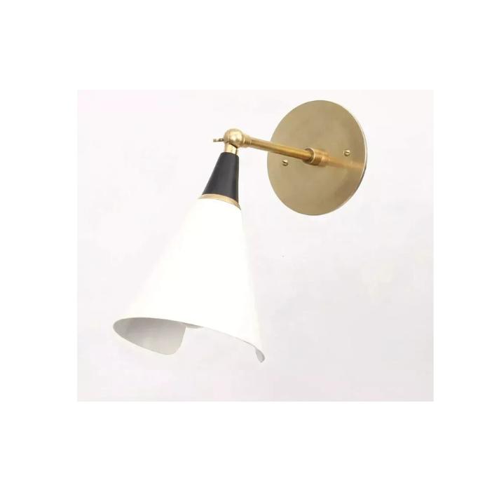 Vintage Inspired SCICCOSO Brass Wall Sconce Lamp Light , Handcrafted Wall Lamp