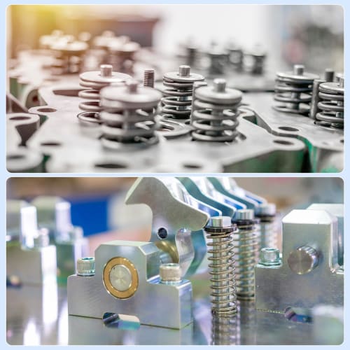 uxcell Compression Springs, 304 Stainless Steel, 5mm OD, 0.6mm Wire Diameter, 10mm Total Height, Silver Tone, Pack of 5