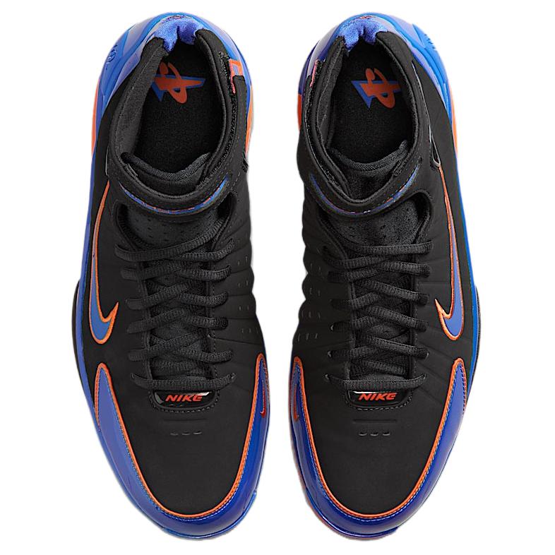 Nike Air Zoom Huarache 2K4 Penny Hardaway Herren Sneaker Schwarz Varsity-Royal-Safety-Orange IV0345-001