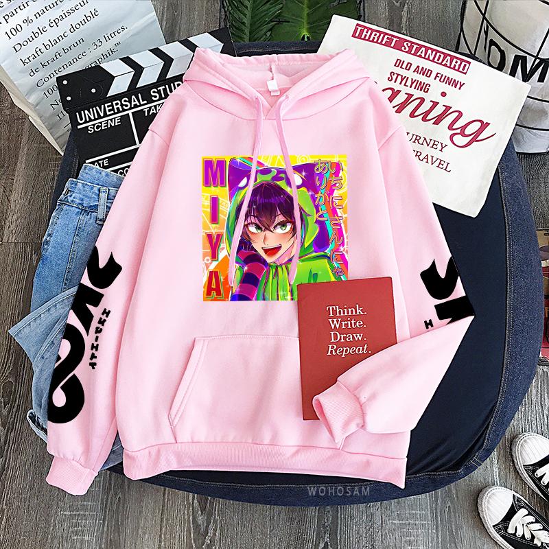 Latest Anime SK8 The Infinity Hoodies Men Harajuku Cartoon Skateboard Boys MIYA Hoodie Women Oversized Streetwear Sweatshirts