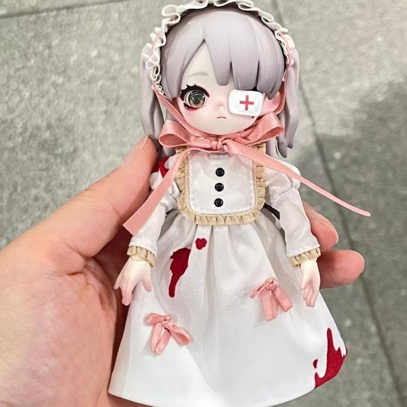 Nyssa Bizarre Nightmare Series Blind Box Kawaii Anime Action Figure 1/12 Bjd Girl Exquisite Gifts Toy Fashion Movable Action