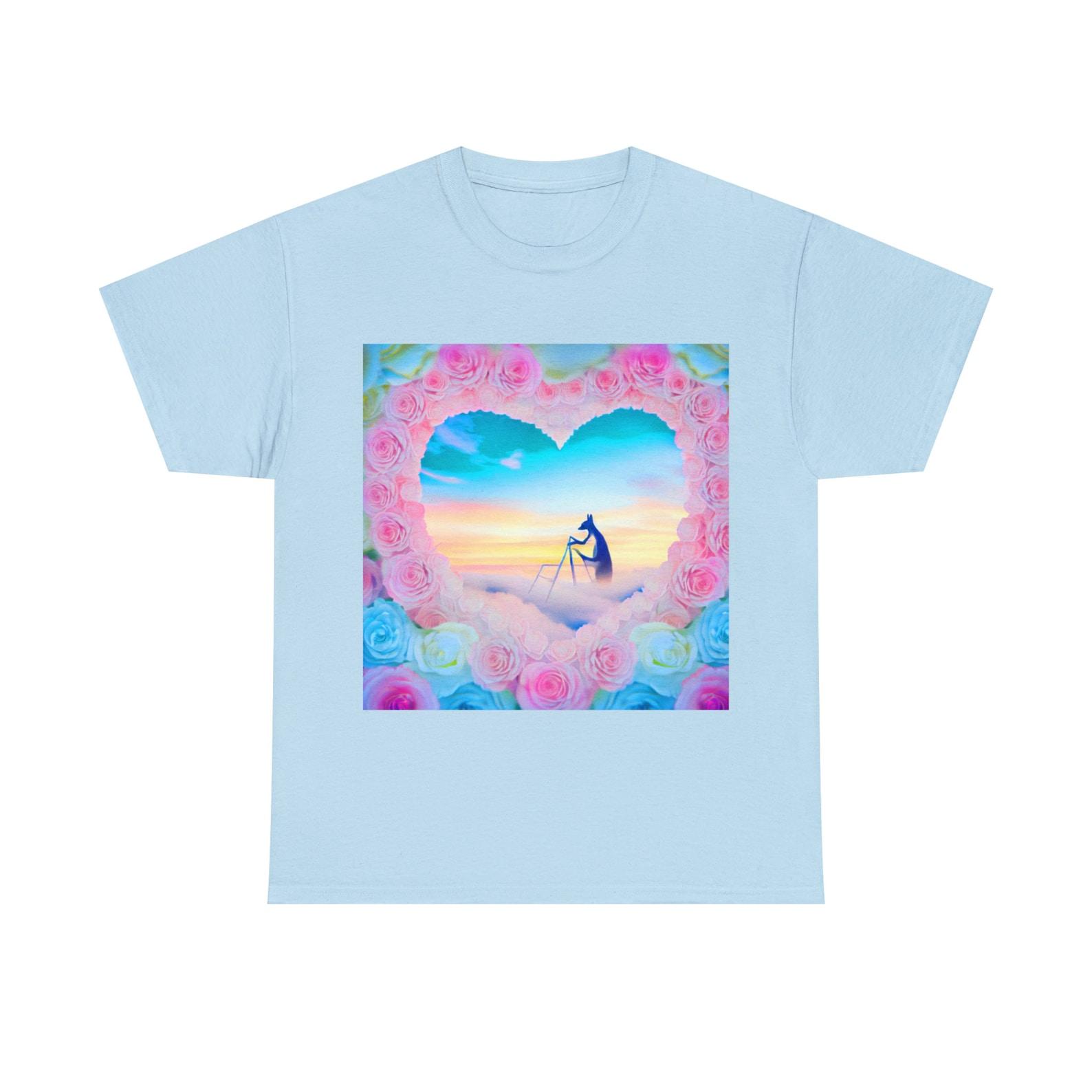 Floral Heart Unisex Tee - Photographer Design 100