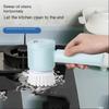 Electric Cleaning Brush Multifunctional Household Kitchen Dishwashing Brush Bathroom Handheld Wireless Folding Cleaning Brush