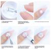 Nail Art Extension Glue, Solid State Non-stick, Hand Engraving and Shaping, Paper-free Tray, Quick Extension Nail Patch, Special for Nail Salons