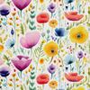 Outdoor Dekostoffe Oxford - Blumen - Dx3016