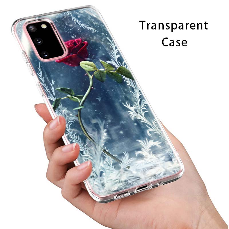 

Мягкий чехол для телефона Samsung Galaxy S22 Pro S21 S20 FE Ultra S10 S10E Lite S9 S8 Plus S7 S6 Edge с красными розами Samsung S6 Edge