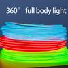 Portable Battery Pack String Light Strips Glow EL Wire Cable LED String Light Dances Party Clothing Luminously Decoration
