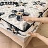 Housse de matelas en coton matelassé lavable, antibactérien, solide, protège-matelas, drap-housse, surmatelas