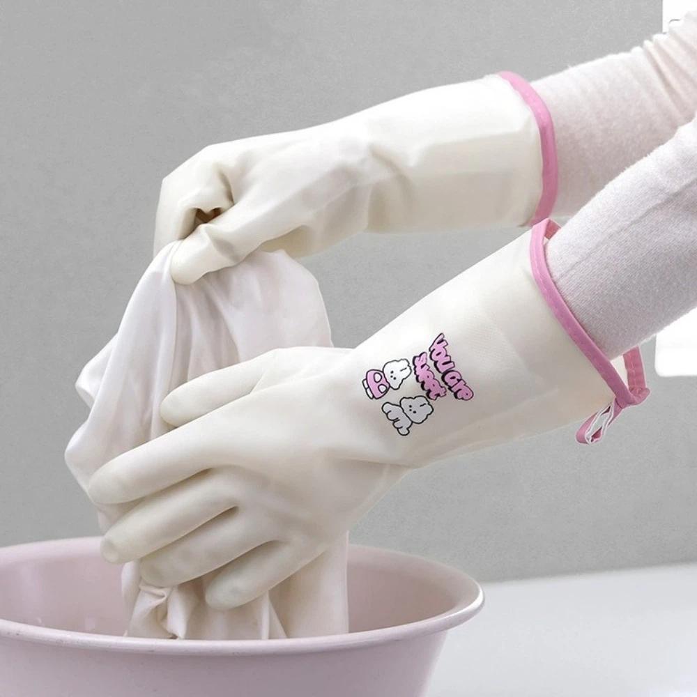 Tear-resistant Cleaning Gloves Thickened Kitchen Gloves Laundry Gloves  Kitchen Use