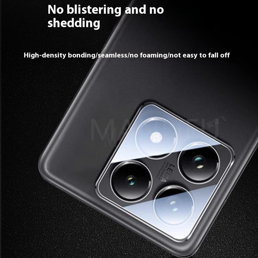 2 st HD Klar Kameralinsskydd Härdat Glas För Xiaomi 14T / 14T Pro / 14 Pro Ultra HD Klar Lins Glasfilm