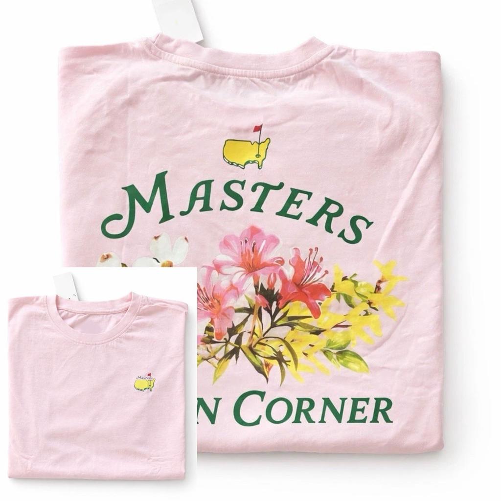 Masters Augusta Amen Corner Pink T Shirt Size S-3XL Reprint