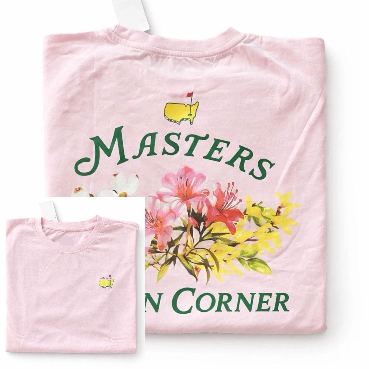 Masters Augusta Amen Corner Pink T Shirt Size S-3XL Reprint M