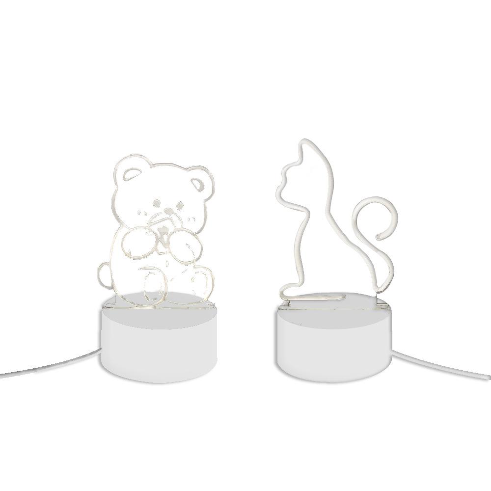 Creative Accompanying Hand Gift 3D Small Night Light Desktop Decorative Light Atmosphere Lamp Gift Bedside Luminous Atmosphere